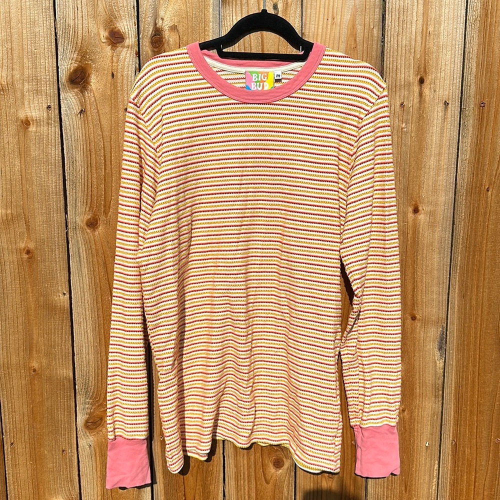 BIG BUD PRESS Striped Honeycomb Thermal, size Medium